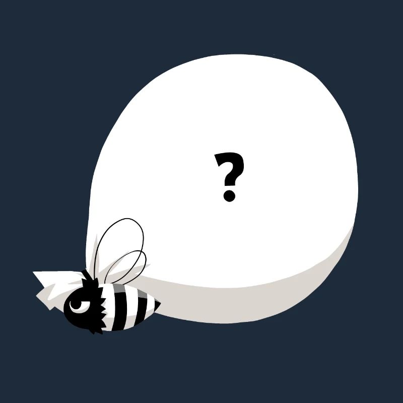 Bee & big mysterious bag