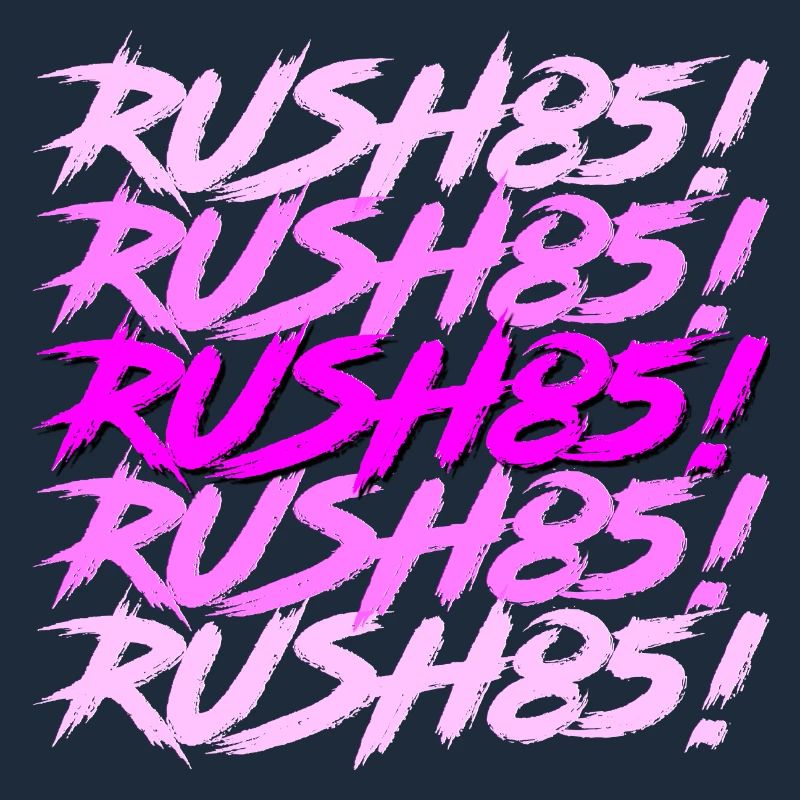 Synthwave / Cyberpunk Title Design RUSH85! -Bright