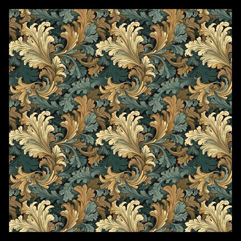 Leaves Seamless Pattern Leaf Foliage Nature Print