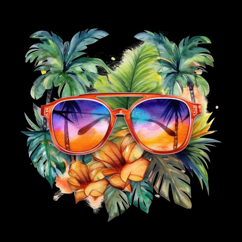 Sunglasse Triopical Summer Sun Beach South Seas