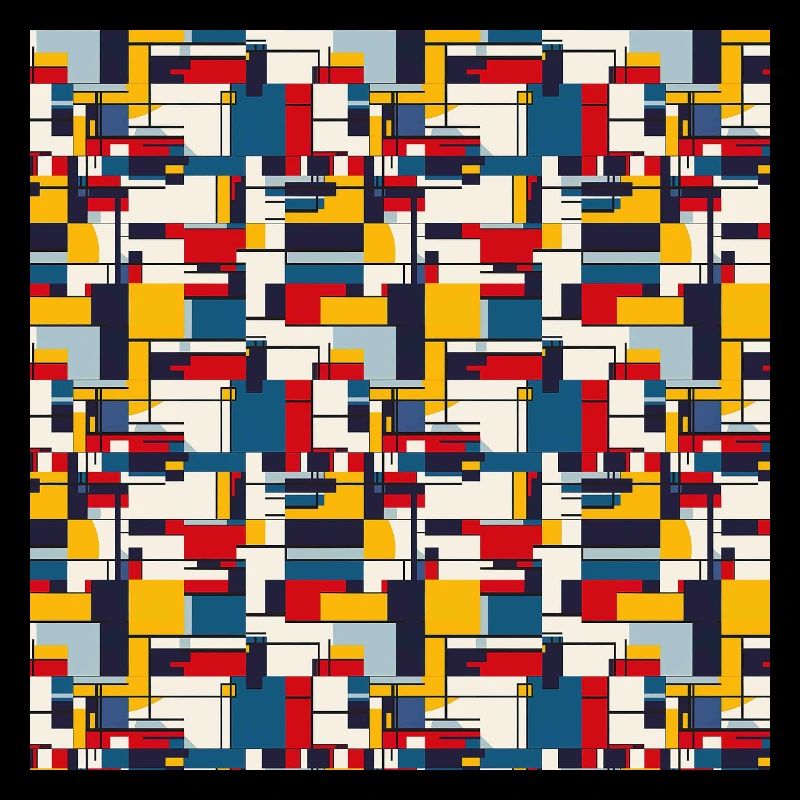 Abstract Geometric Seamless Repeat Pattern Shapes