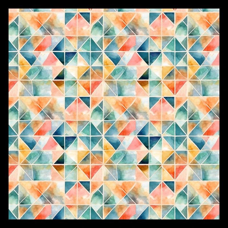 Abstract Geometric Seamless Repeat Pattern Shapes