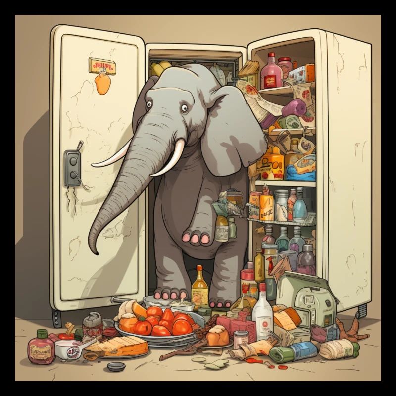 Comic style Elephant 2