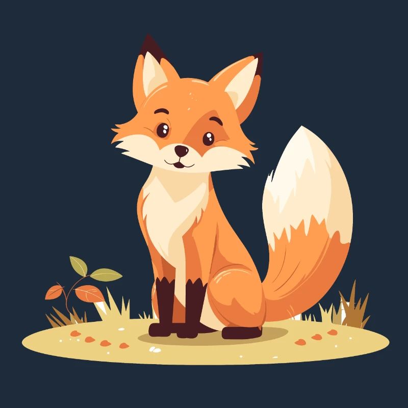 Junger Fuchs Clipart Rotfuchs