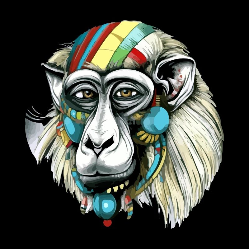 Kika the mandrill
