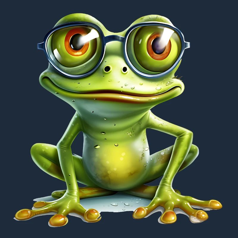 Frösche brauchen eigentlich keine Brille