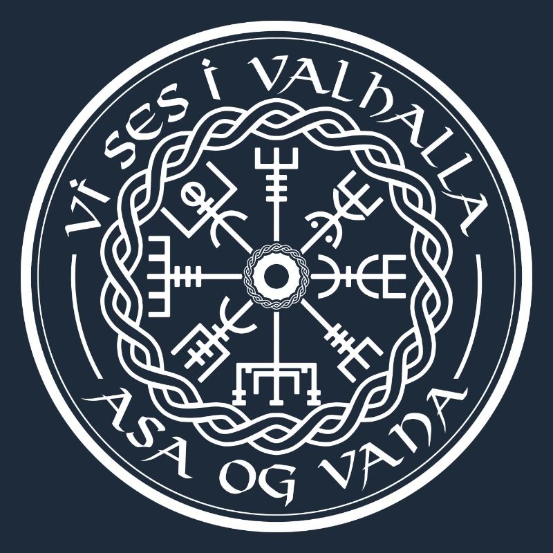 Vegvisir Vikinger Walhalla Spruch Kompass