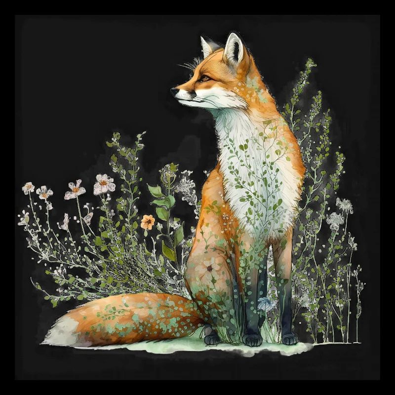 Renard dans le pré