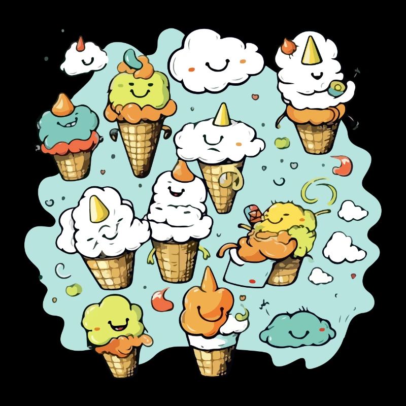 Les glaces kawaii n°7
