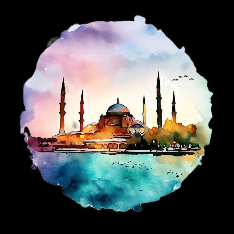 Turkish architecture, painting, colors
