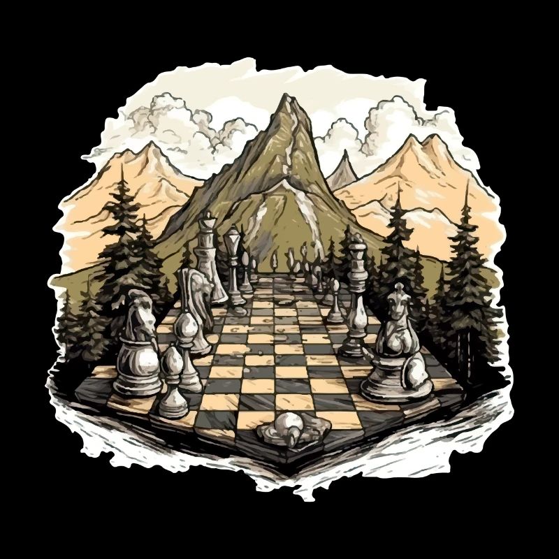 Berg-Schachbrett