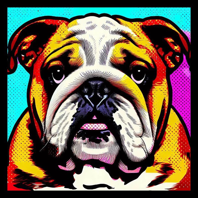 Bulldogge PopArt