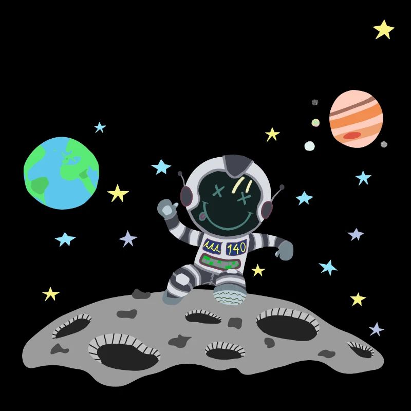 Grauer Astronaut