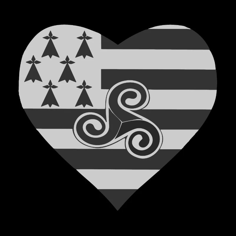 I Love Bretagne - Triskel-Herz Design