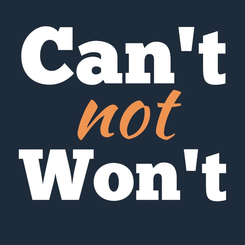 Kann nicht nicht wird nicht
