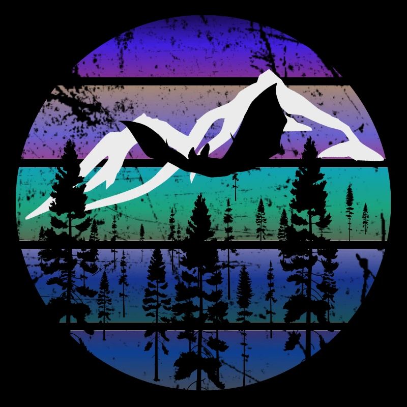 Fledermaus in kühler Abendstimmung