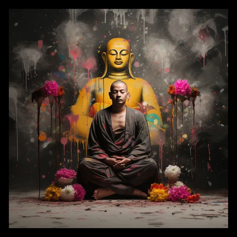 La méditation de Buddha