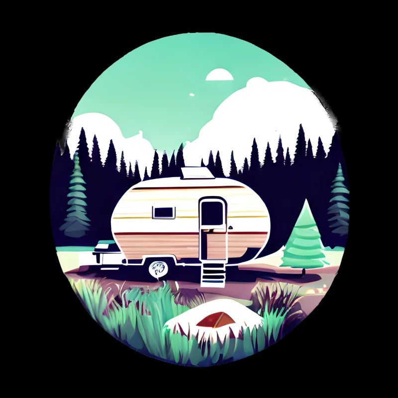 Camping Wohnwagen Camp Geschenk Zelten Wohnmobil