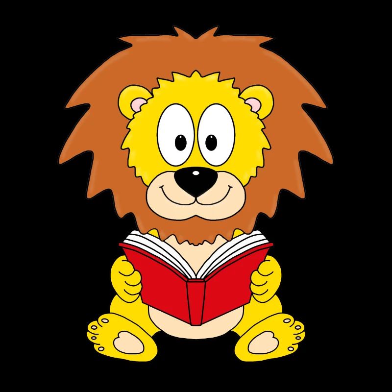 LESEN - BUCH - GESCHICHTE - TIERISCH - TIER - LÖWE