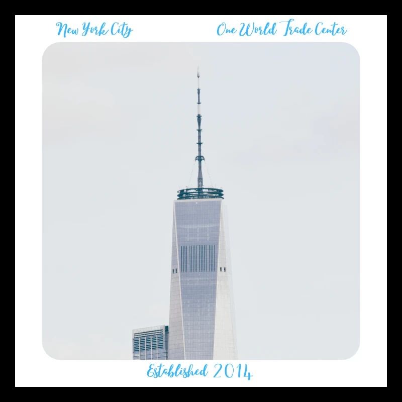NYC Architecture Series - One World Trace Center