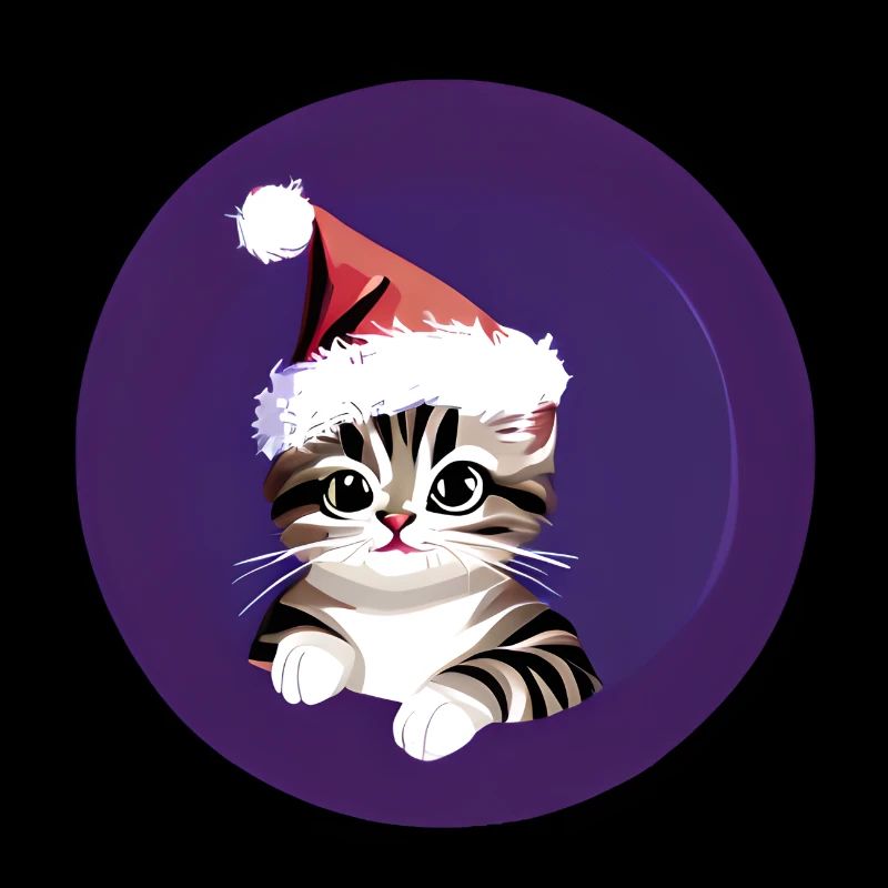 Cat X-Mas Cat Propriétaire Maison de Noël Chat