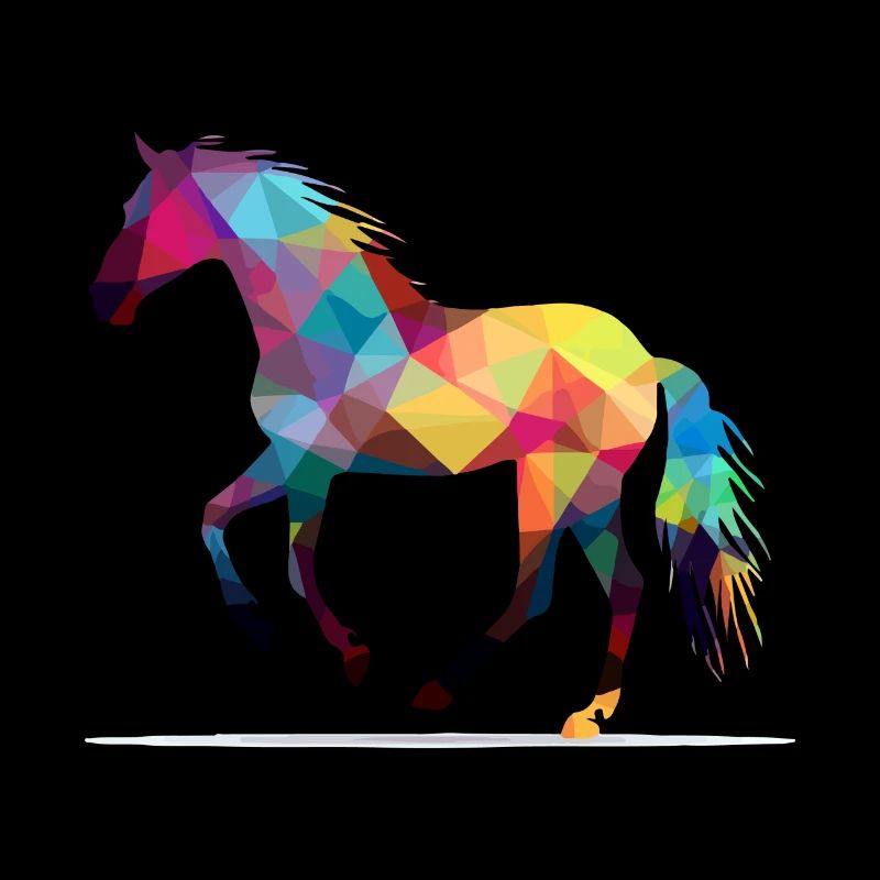 Akol le cheval multicolore