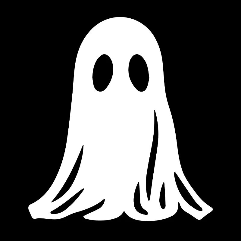 Spooky Cute Kawaii Ghost Design