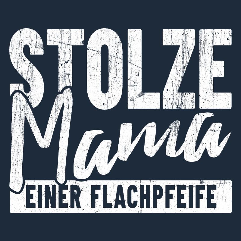Stolze Mama einer Flachpfeife