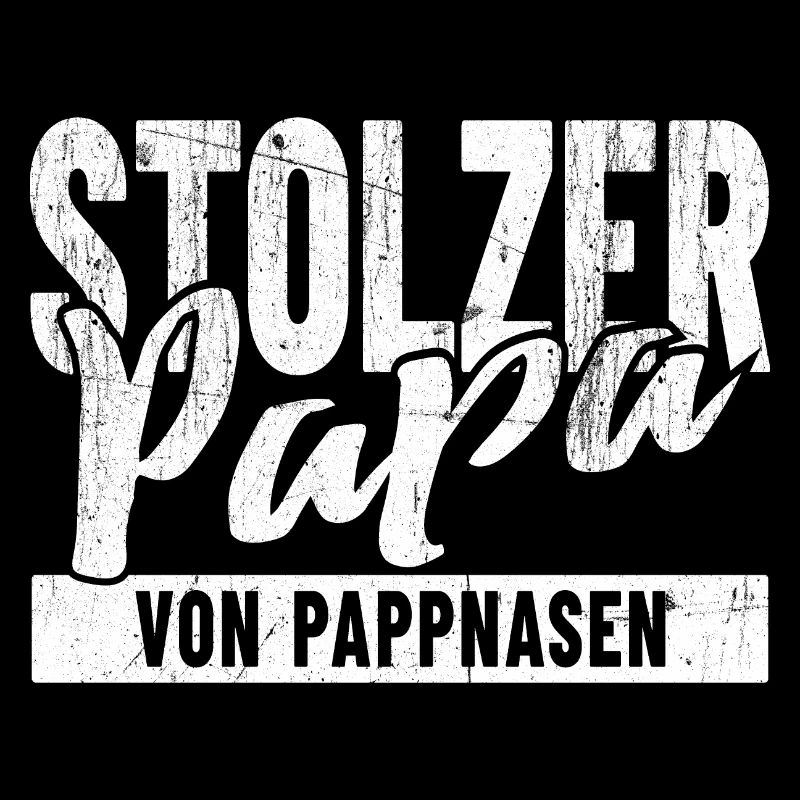 Stolzer Papa von Pappnasen