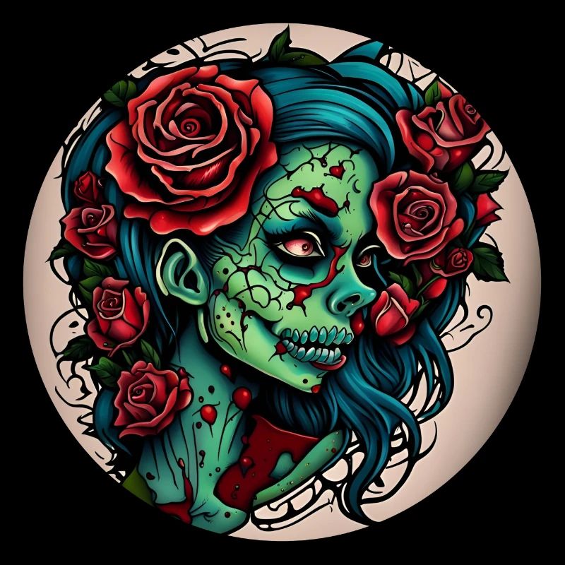 Fille zombie