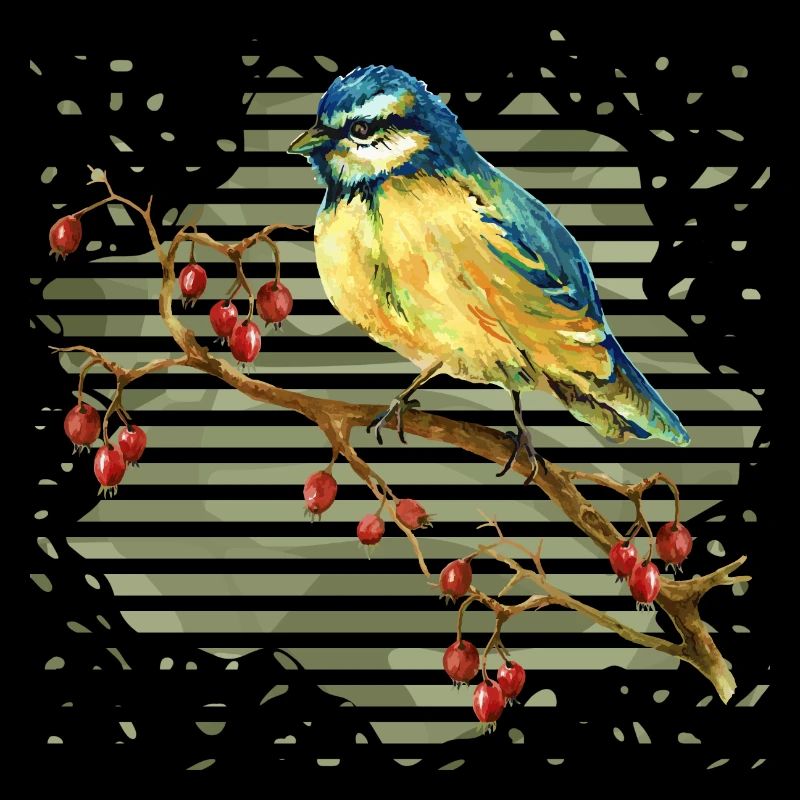 Bunter Vogel