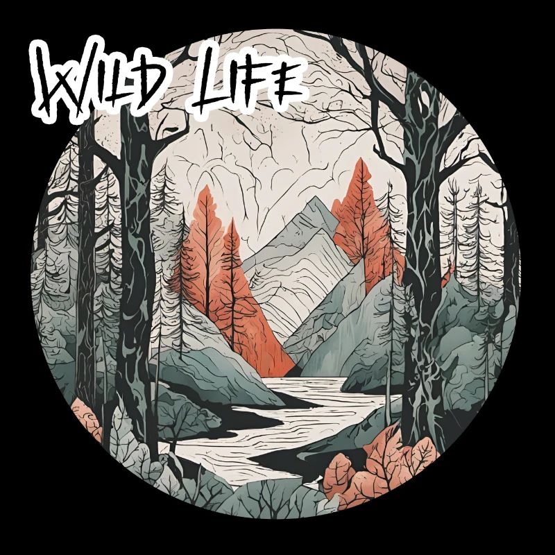 Wald / Fluss / Wild / Life / Fluss / Bäume