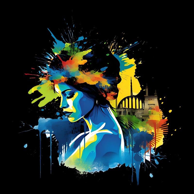 Carnival in Rio de Janeiro is colorful