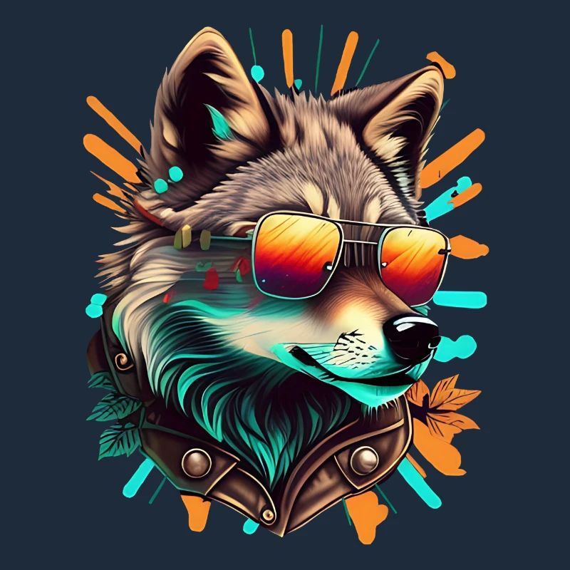 cooler Wolf