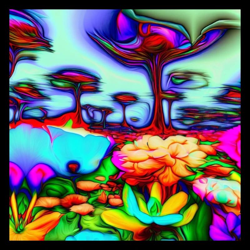 A psychedelic Garden
