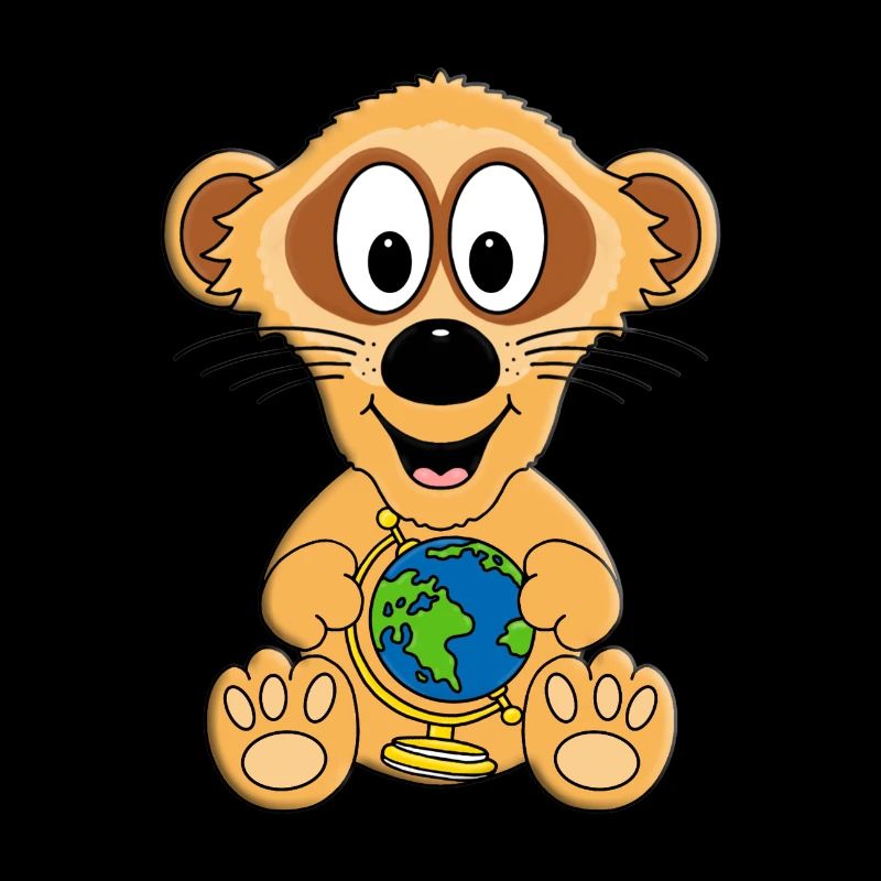 ERDMÄNNCHEN - GLOBUS - WELT - ERDE - PLANET - TIER