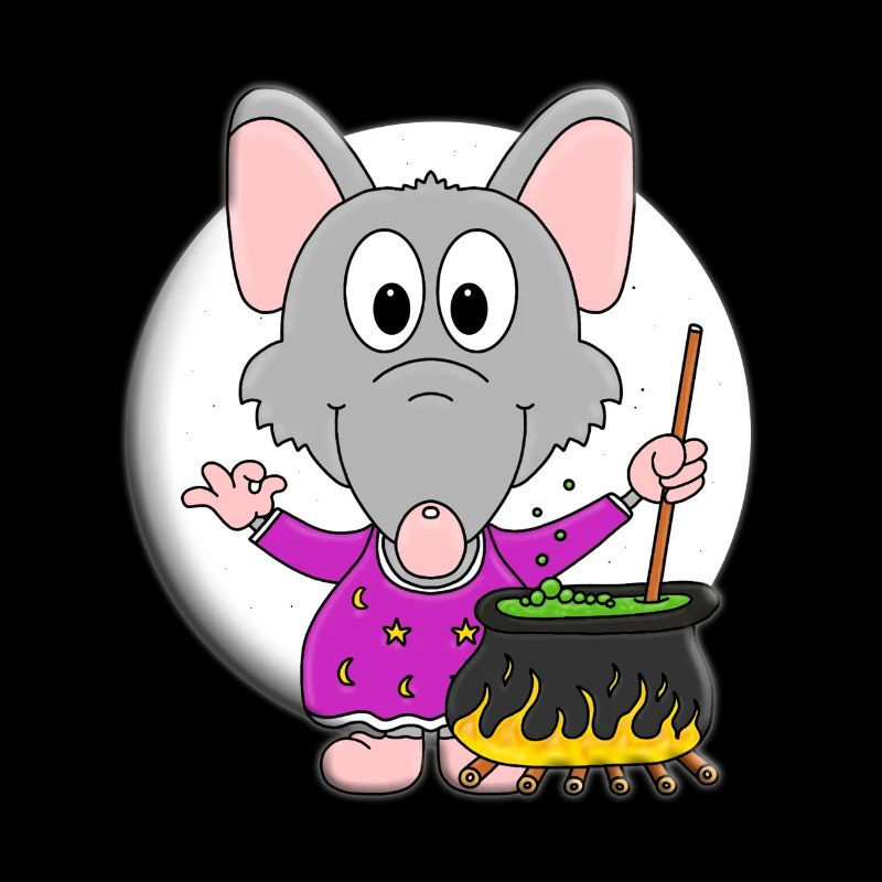 RATTE - KOCH - KOCHEN - HALLOWEEN - MOND - TIER