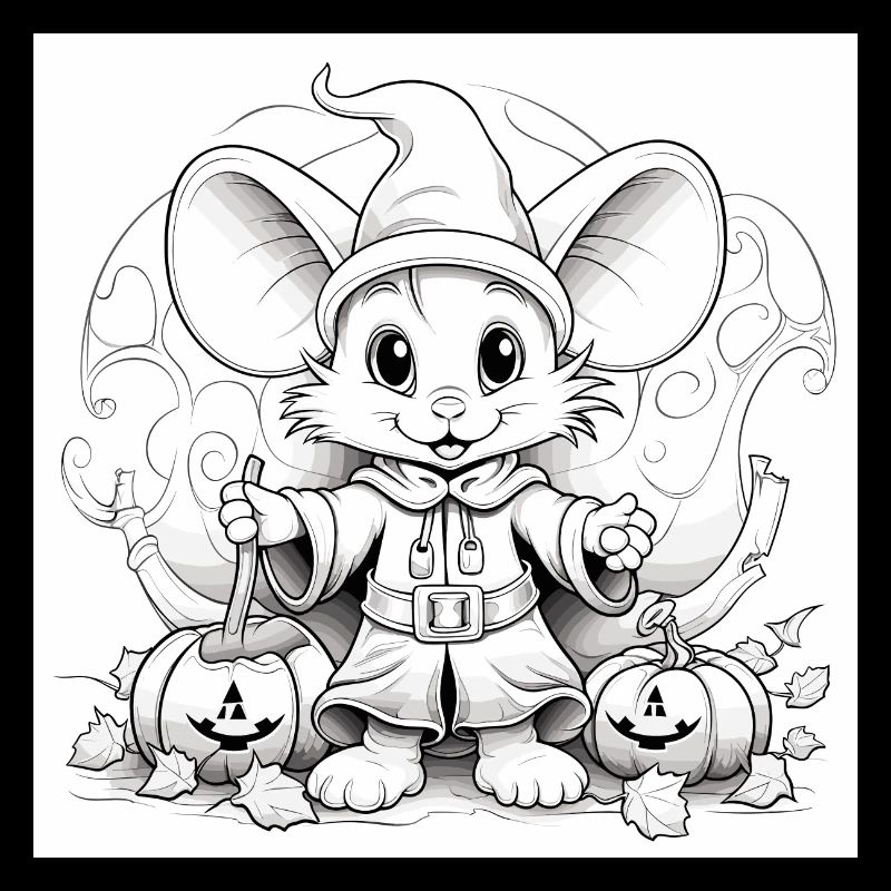 Mouse in Halloween - Costume