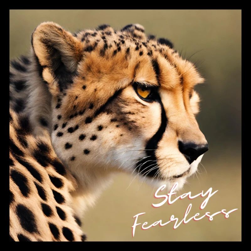 Restez intrépide - Cheetah Design