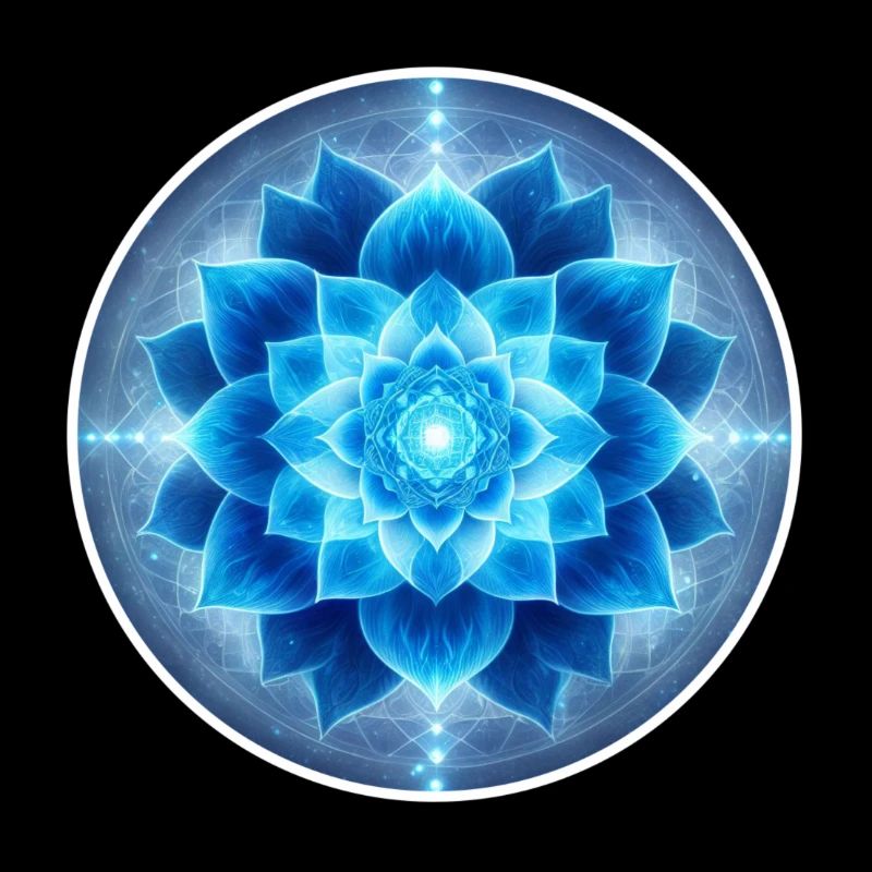Blume der Kraft - Kehlkopf-Chakra