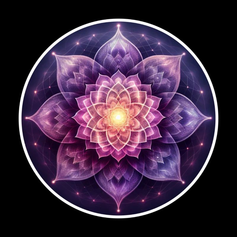 Fleur du Pouvoir - Chakra de la Couronne