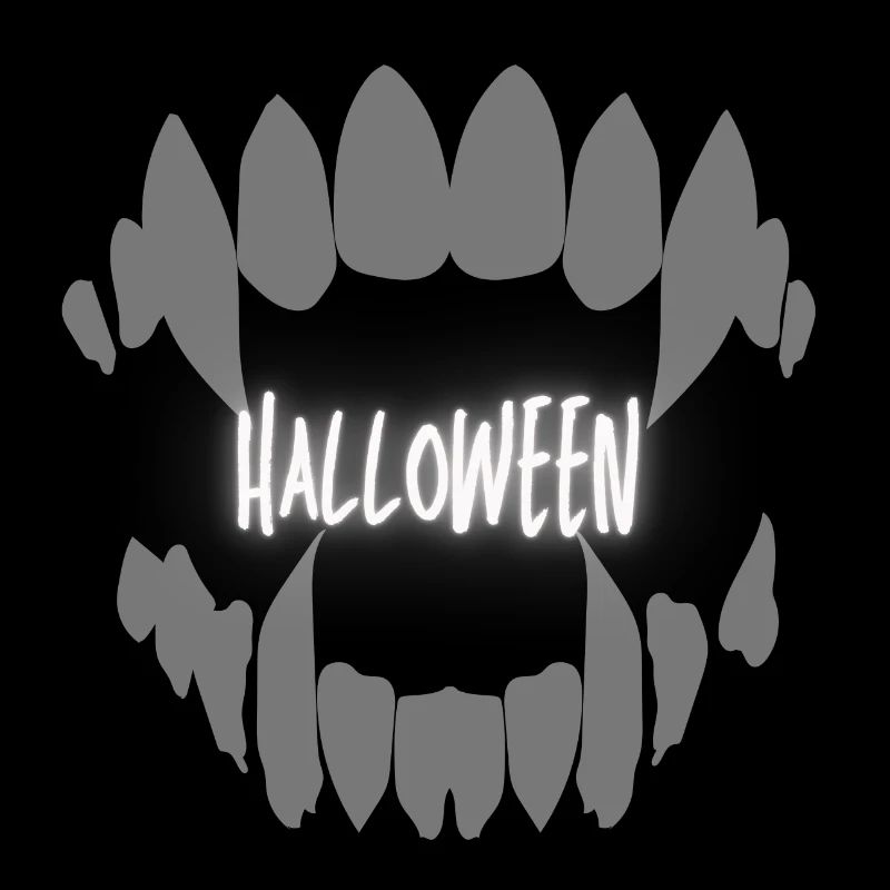 Prothèses dentaires vampires d’Halloween 2