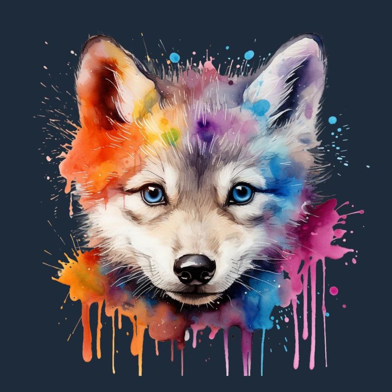 Wolf, grauer Wolf, Wolfsjunges