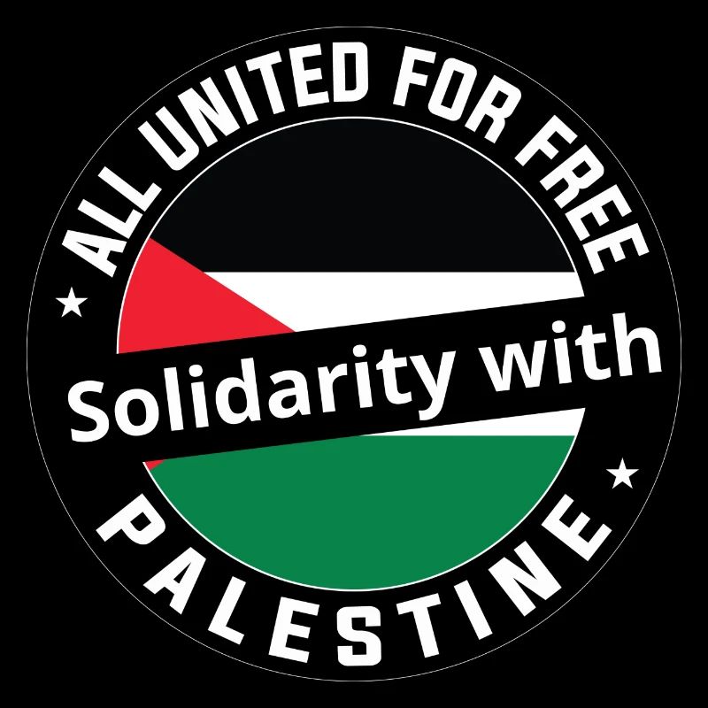 Solidarité avec la Palestine.