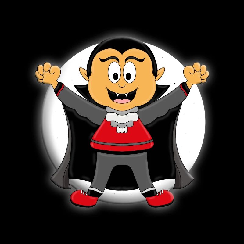 VAMPIR - HALLOWEEN - MONDSCHEIN - KINDER