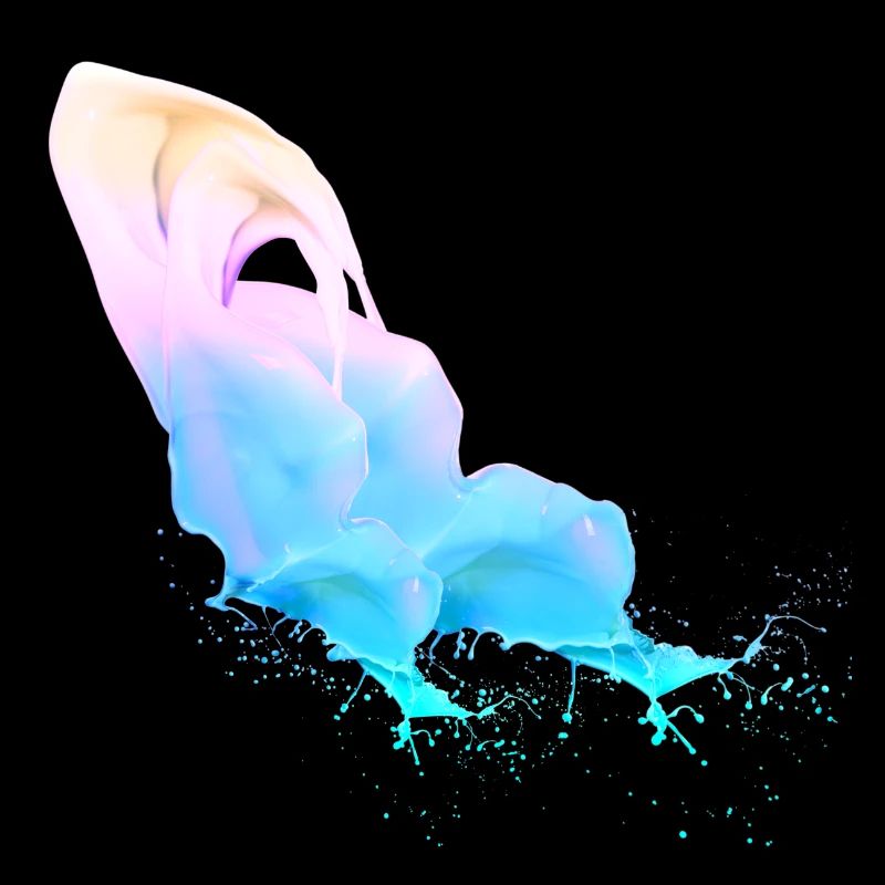 éclaboussures de peinture aquarelle couleur