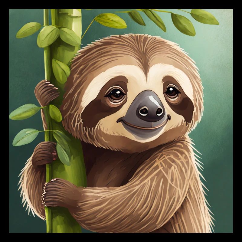 cute little sloth dragon funny