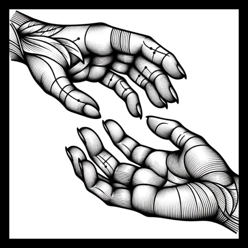Touch in tattoo art