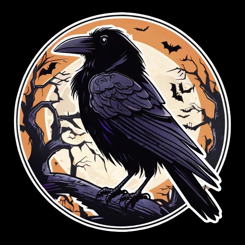 halloween ou hard rock - corbeau