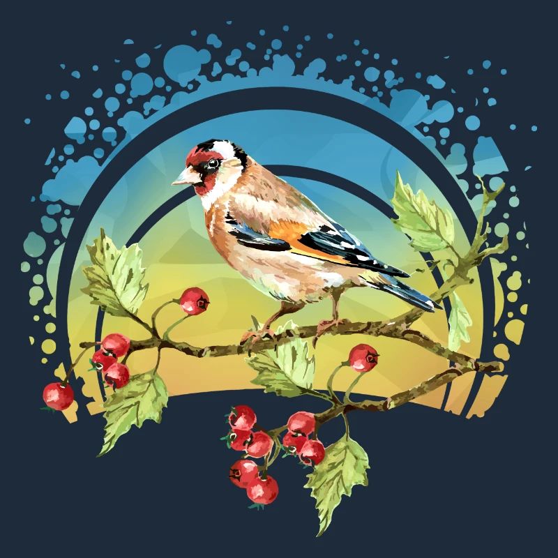 Bunter Vogel